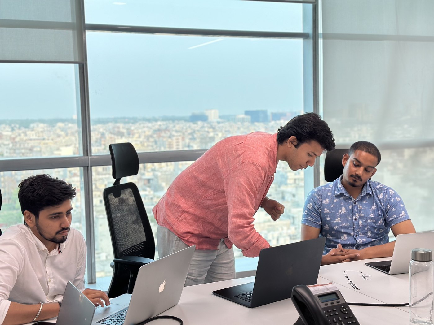 Darshan Rathod working with mentees
